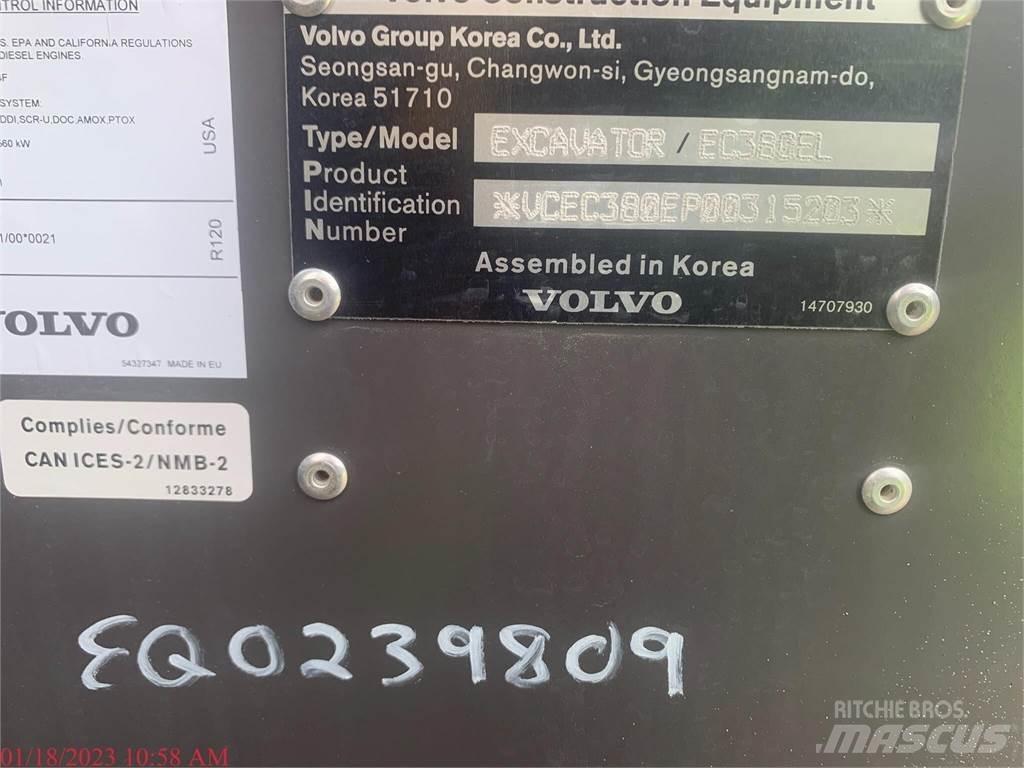 Volvo EC380EL 대형 굴삭기 29톤 이상