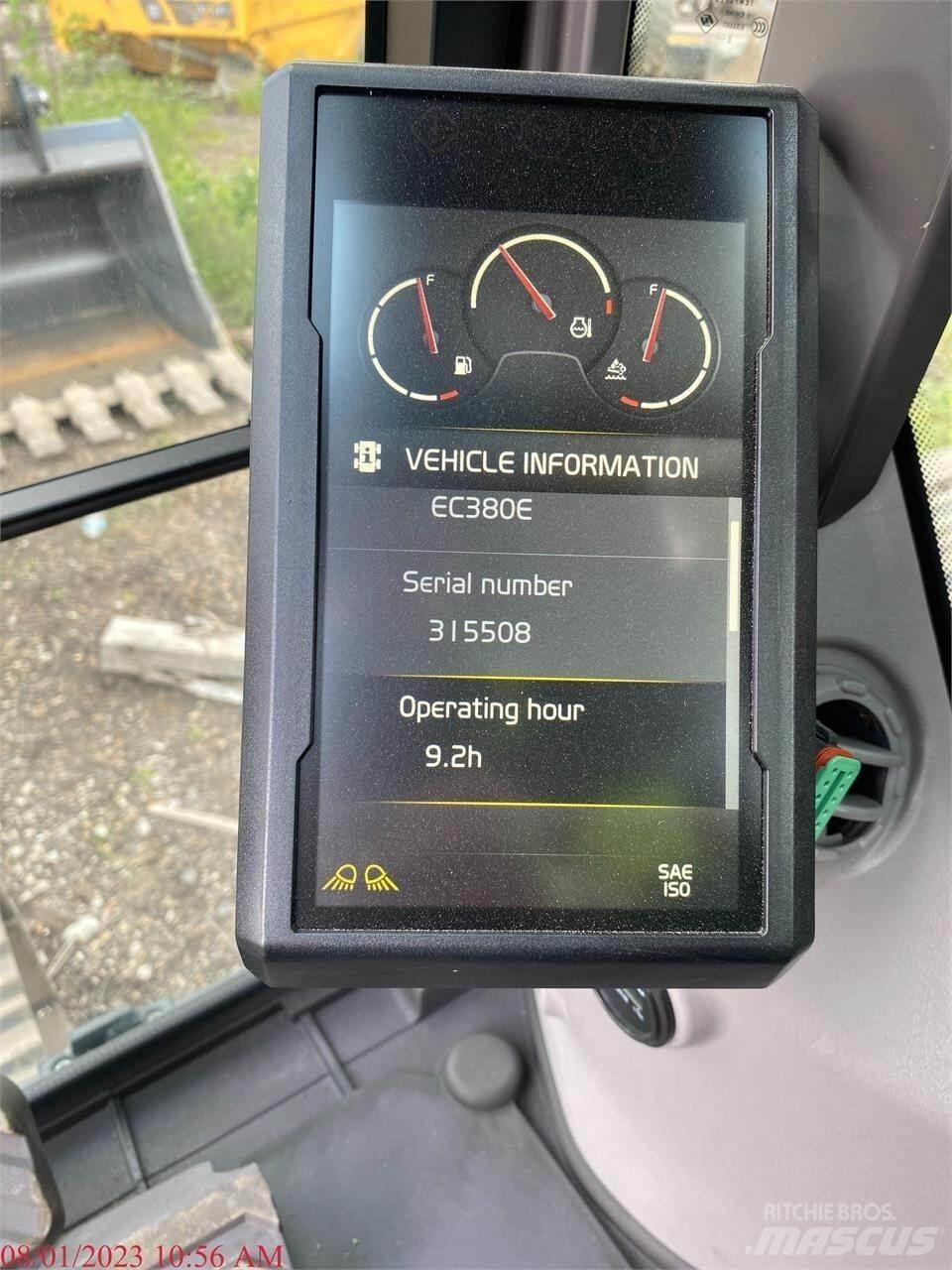 Volvo EC380EL 대형 굴삭기 29톤 이상