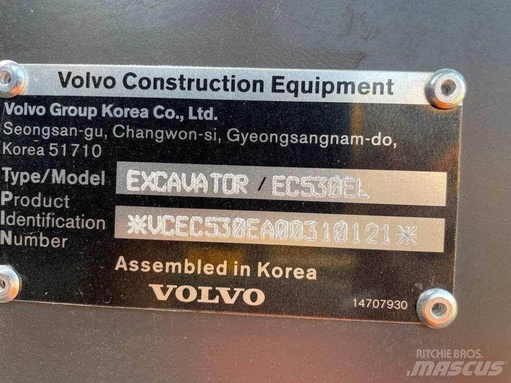 Volvo EC530EL 대형 굴삭기 29톤 이상