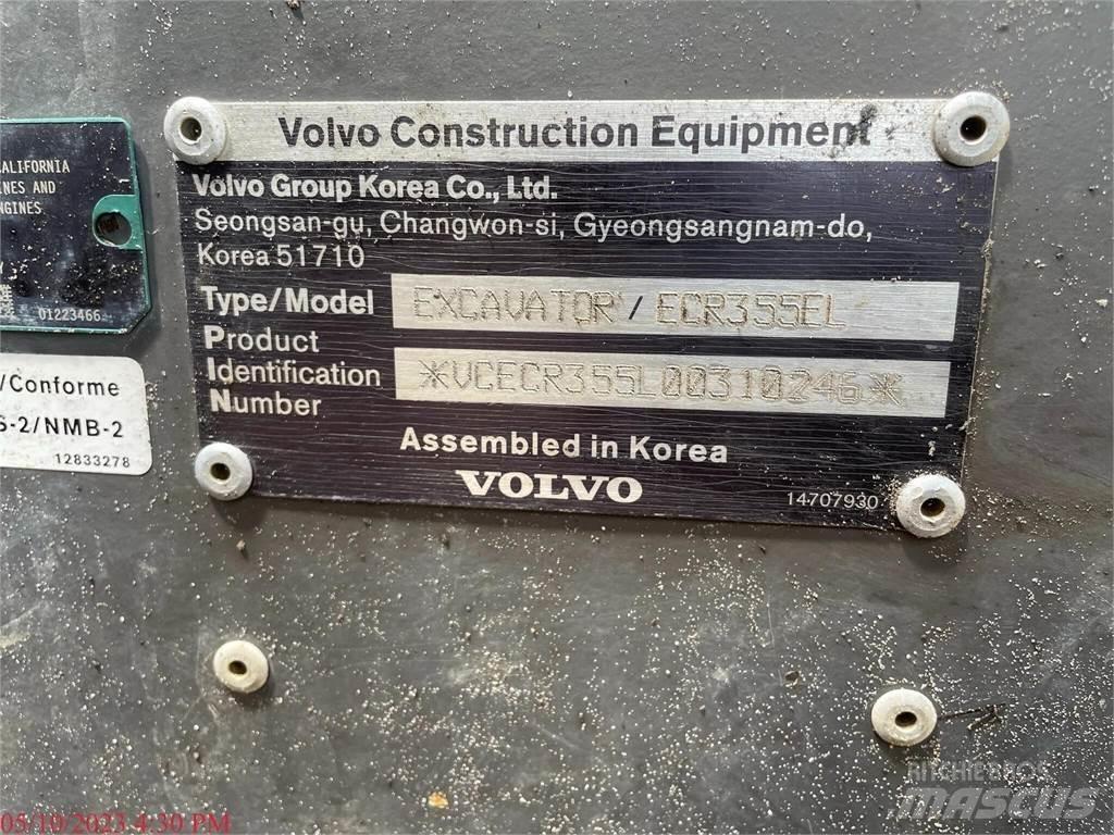 Volvo ECR355EL 대형 굴삭기 29톤 이상