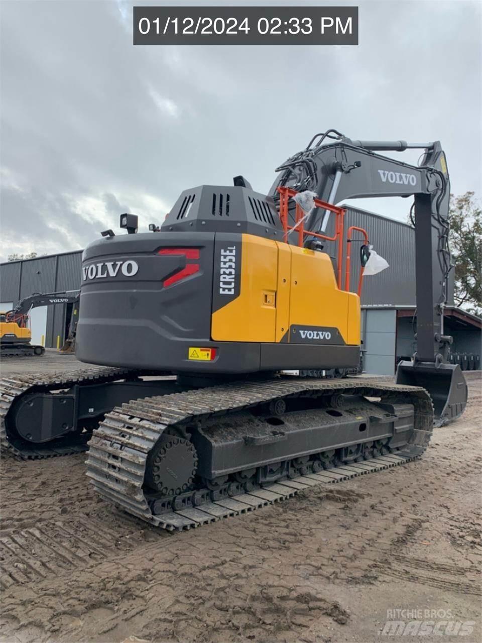 Volvo ECR355EL 대형 굴삭기 29톤 이상