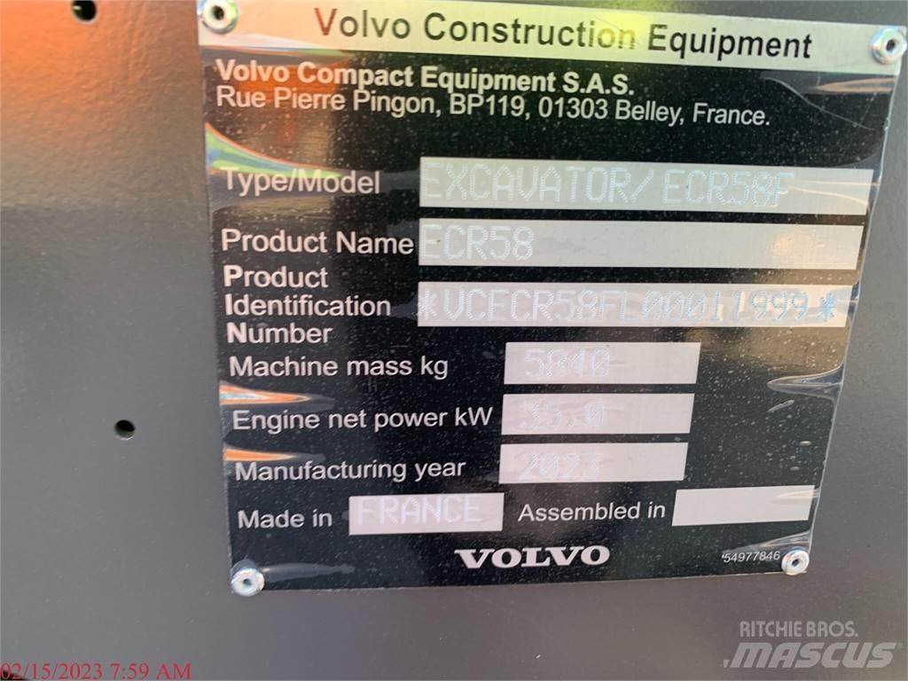 Volvo ECR58F 대형 굴삭기 29톤 이상