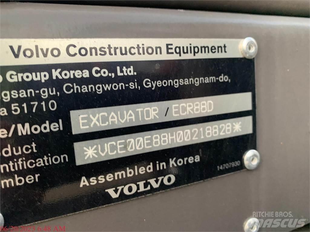 Volvo ECR88D 대형 굴삭기 29톤 이상