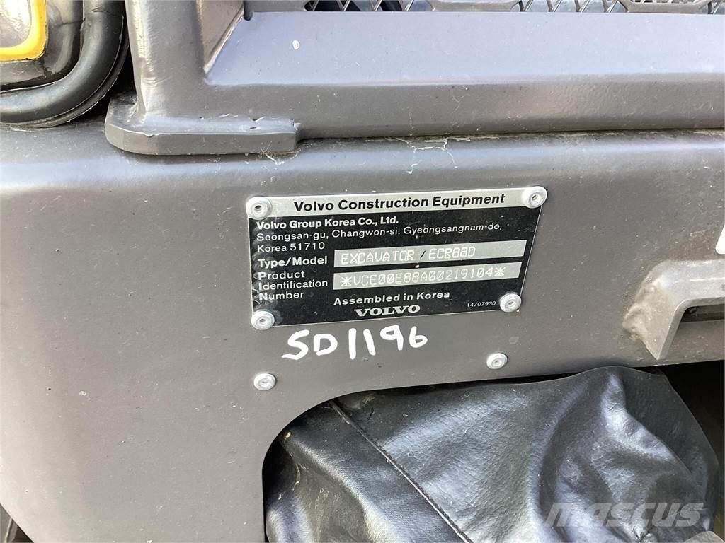 Volvo ECR88D 대형 굴삭기 29톤 이상