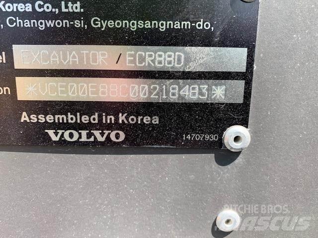 Volvo ECR88D 대형 굴삭기 29톤 이상