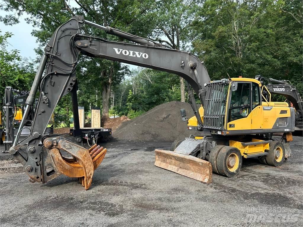 Volvo EW210D  휠 굴삭기