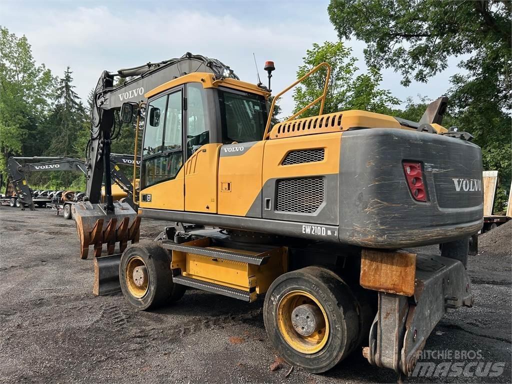 Volvo EW210D  휠 굴삭기