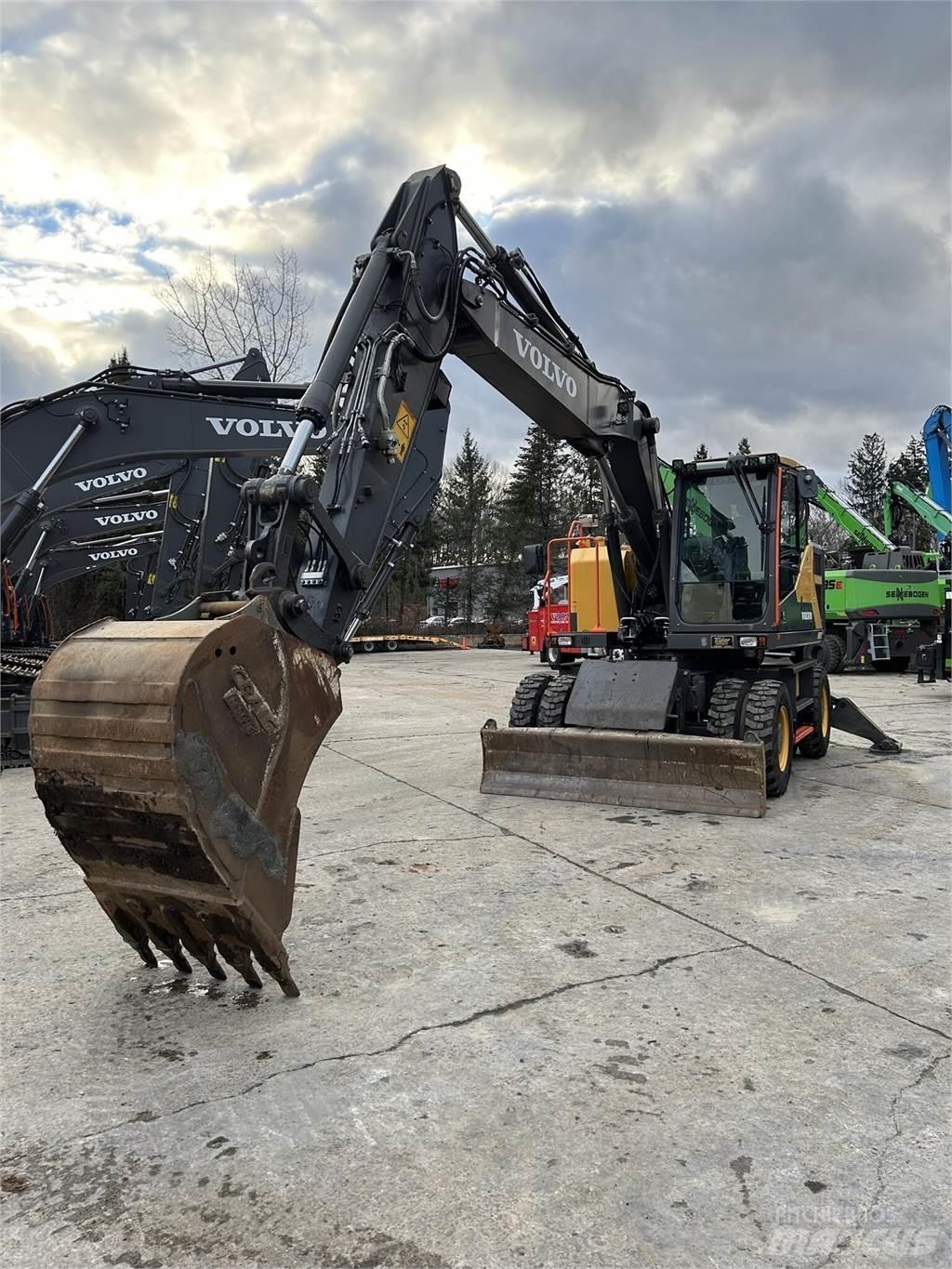 Volvo EWR170E  휠 굴삭기