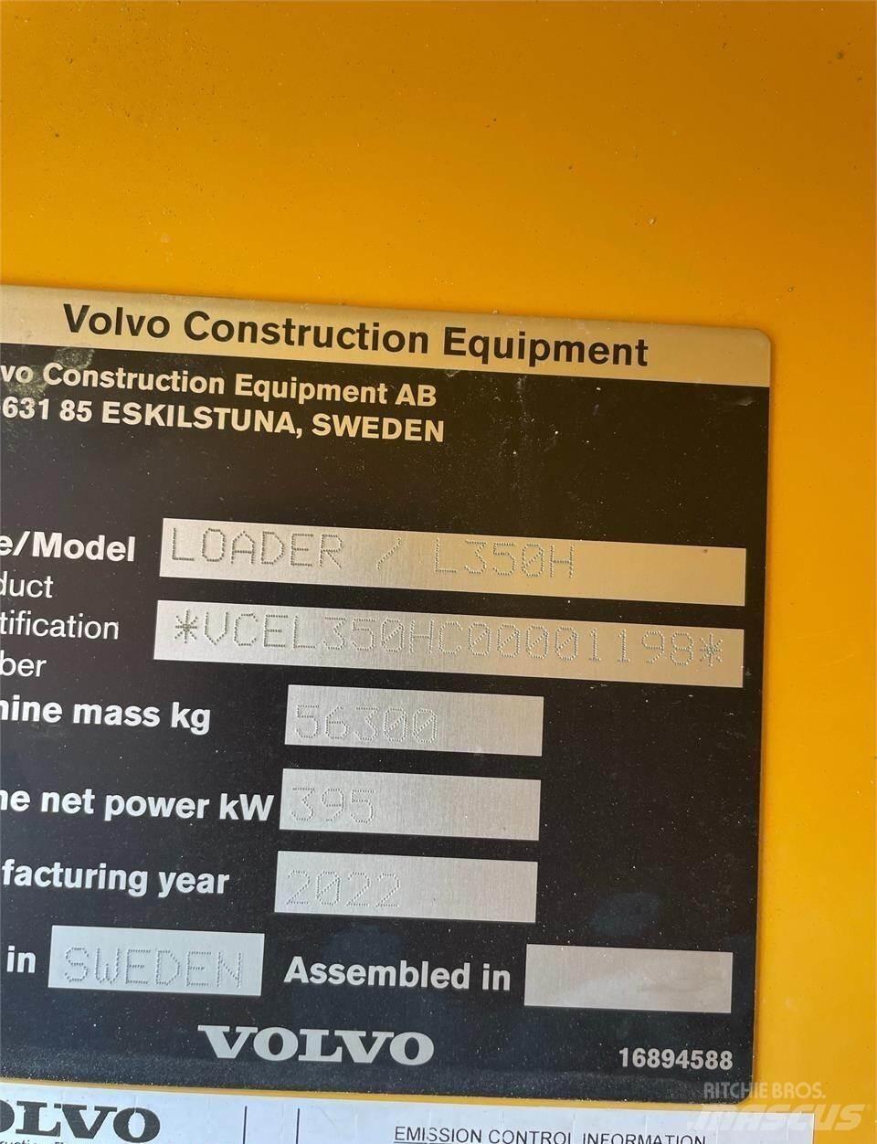 Volvo L350H  휠로우더