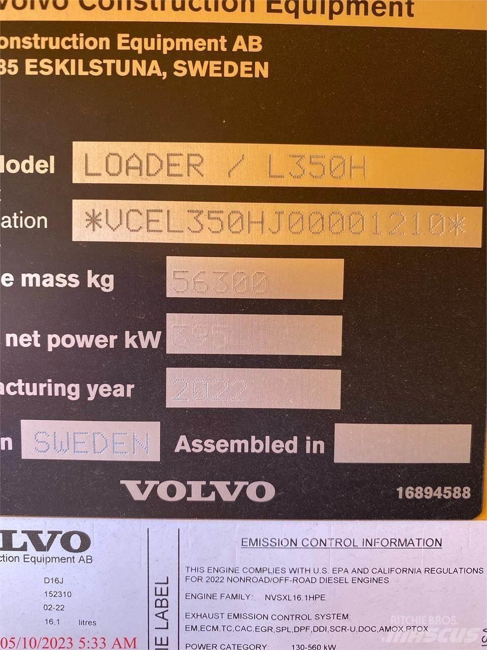 Volvo L350H  휠로우더