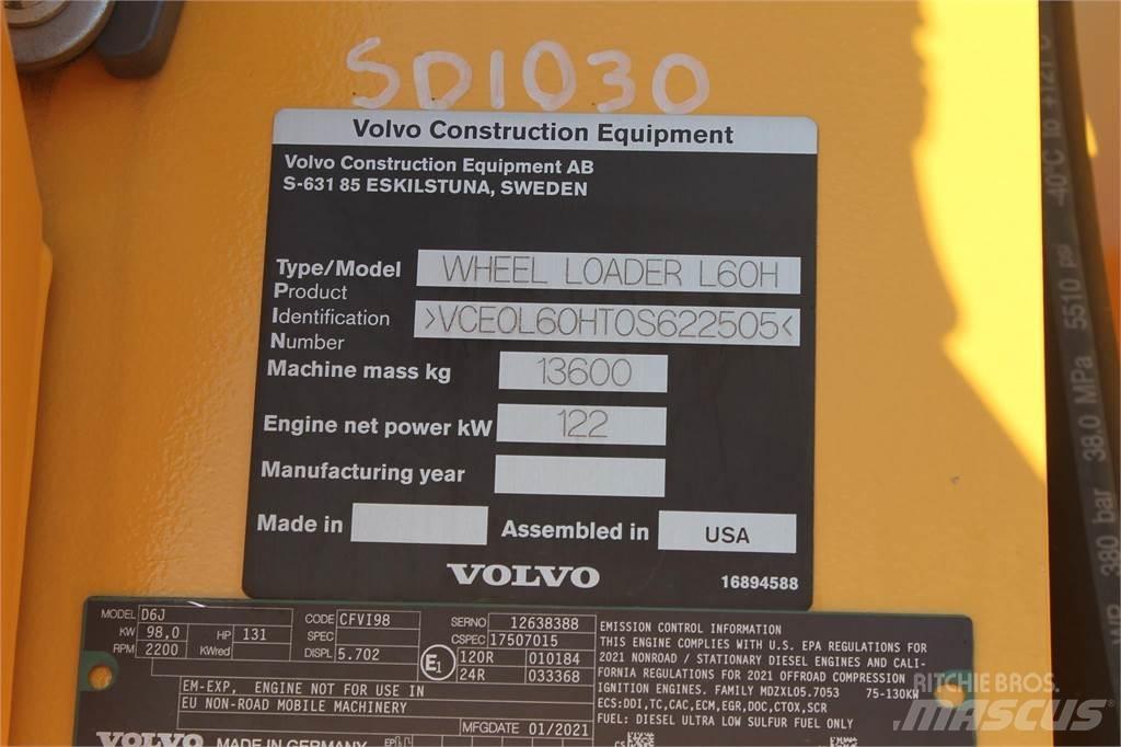 Volvo L60H  휠로우더