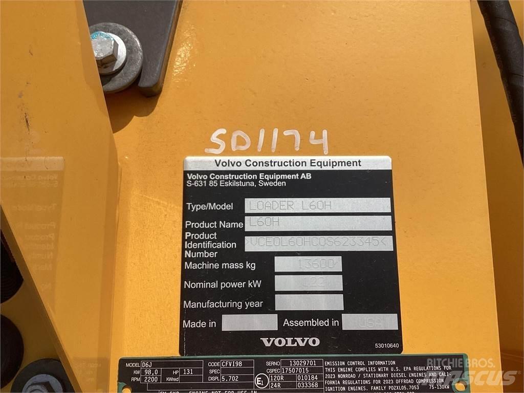 Volvo L60H  휠로우더