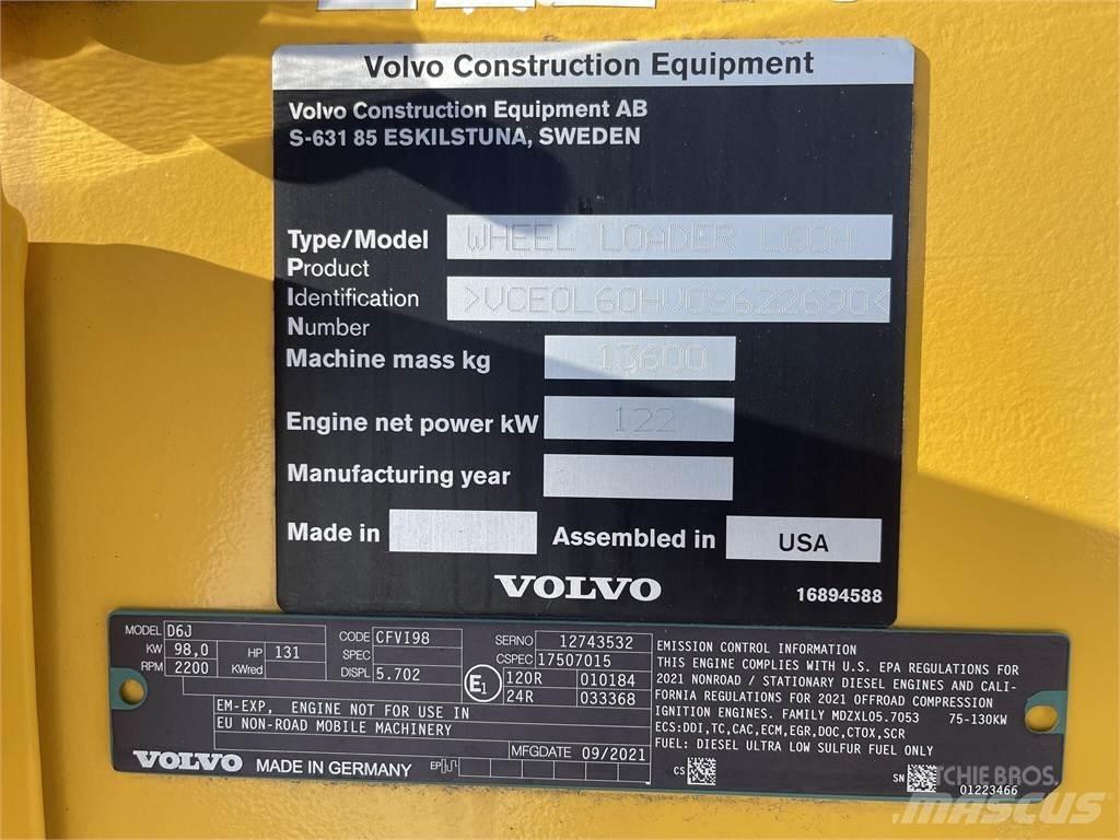 Volvo L60H  휠로우더