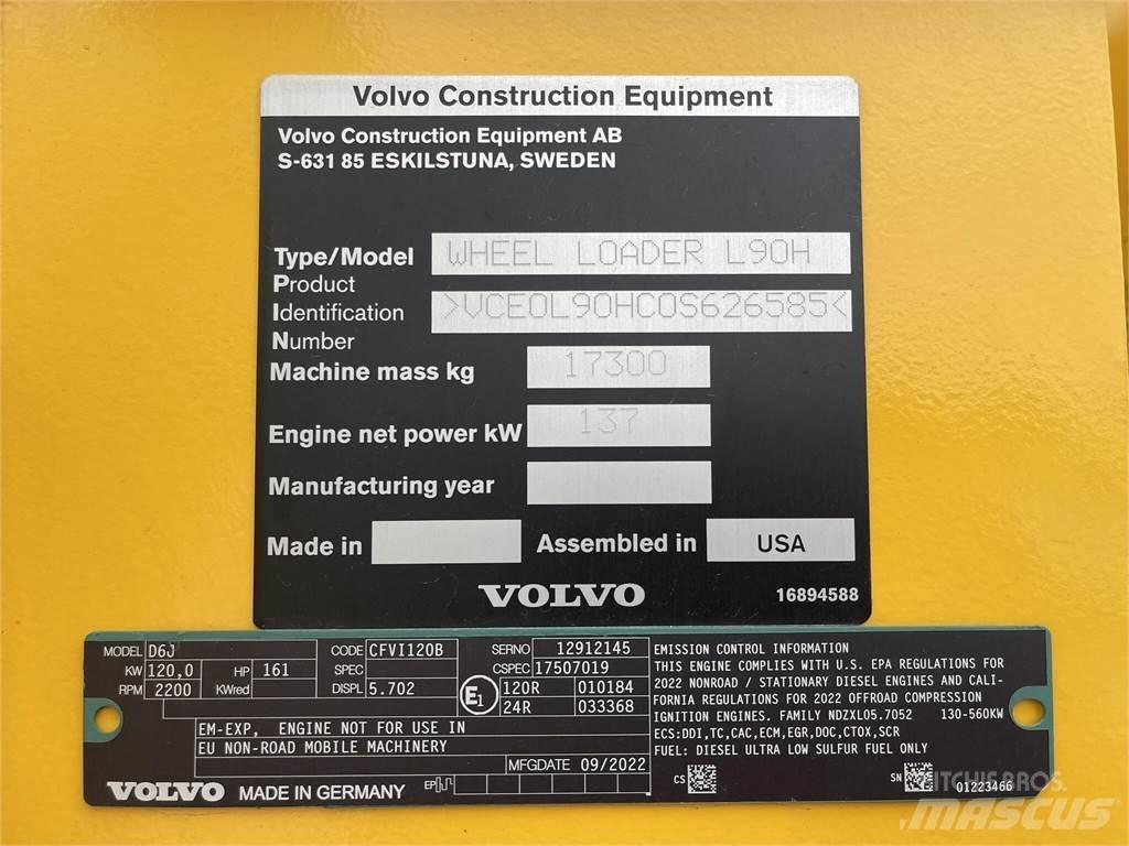 Volvo L90H  휠로우더