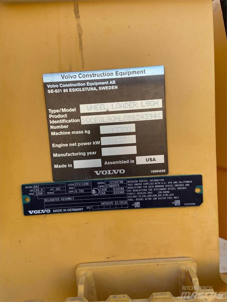 Volvo L90H  휠로우더