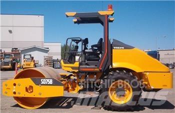 Volvo SD75B 트윈 드럼 롤러