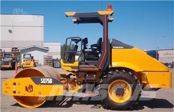 Volvo SD75B 트윈 드럼 롤러