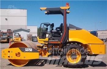 Volvo SD75B 트윈 드럼 롤러