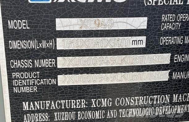 XCMG XC949  휠로우더