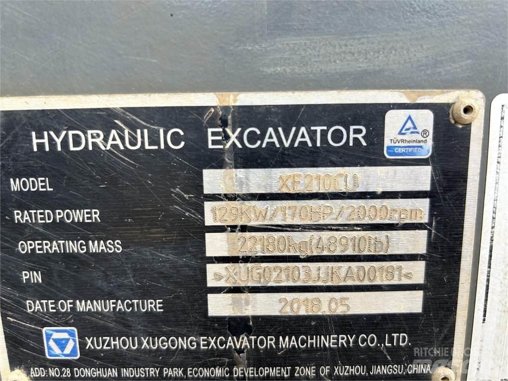 XCMG XE210CU 대형 굴삭기 29톤 이상