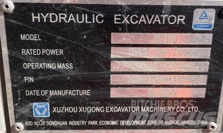 XCMG XE210U 대형 굴삭기 29톤 이상