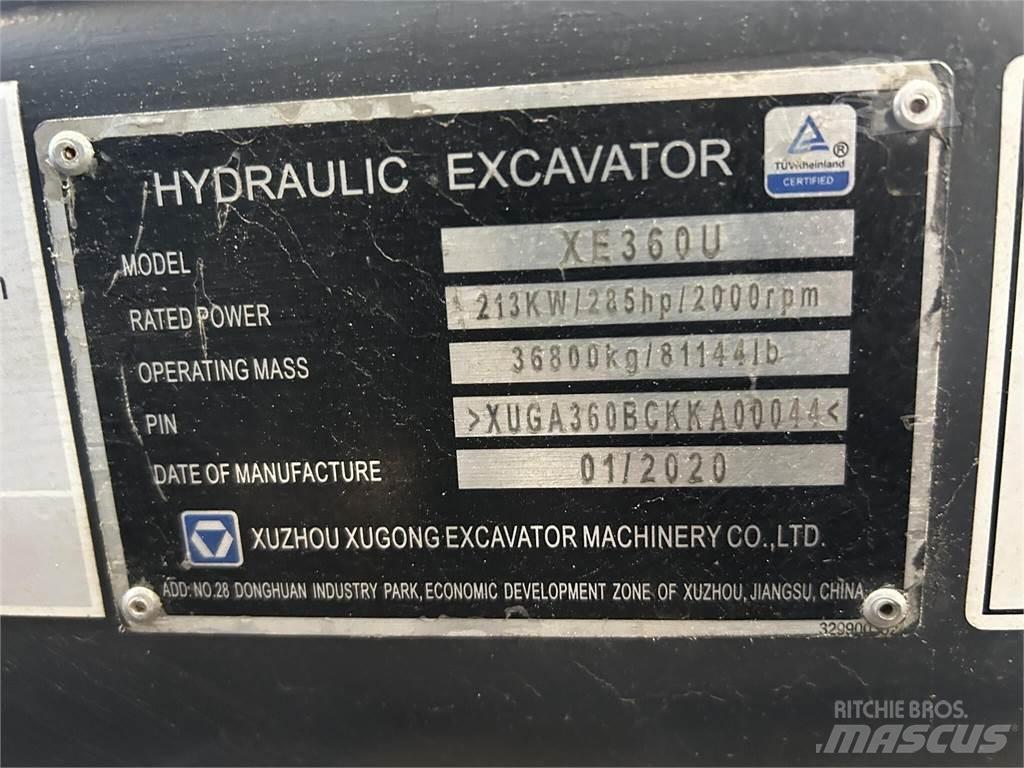 XCMG XE360U 대형 굴삭기 29톤 이상