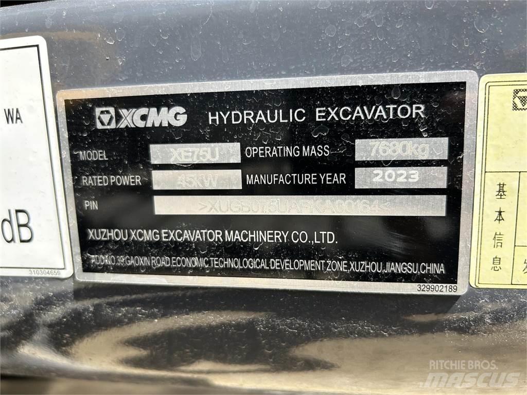 XCMG XE75U 대형 굴삭기 29톤 이상