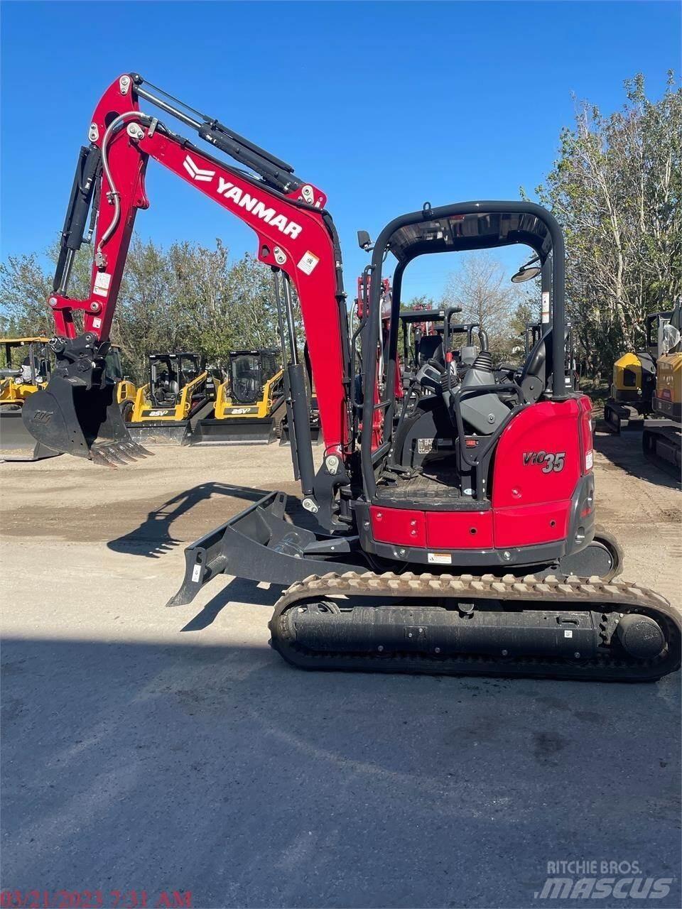 Yanmar VIO35-6A 소형 굴삭기 7톤 미만