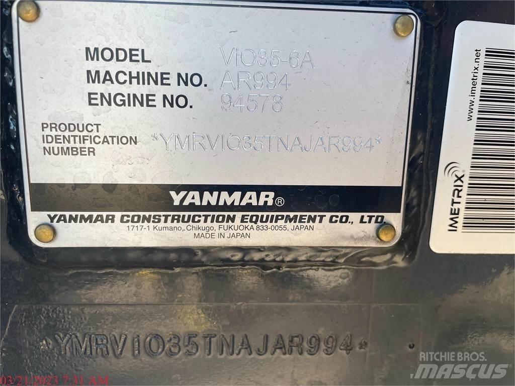 Yanmar VIO35-6A 소형 굴삭기 7톤 미만