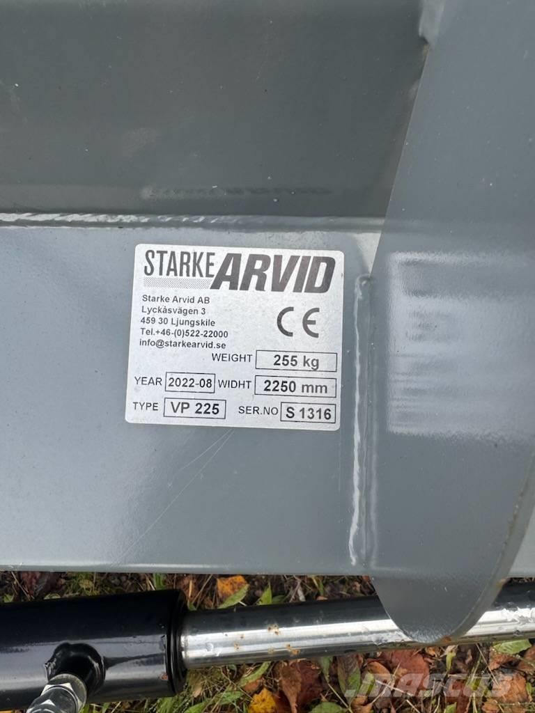 Fjärås VP 225 제설 블레이드 및 제설기