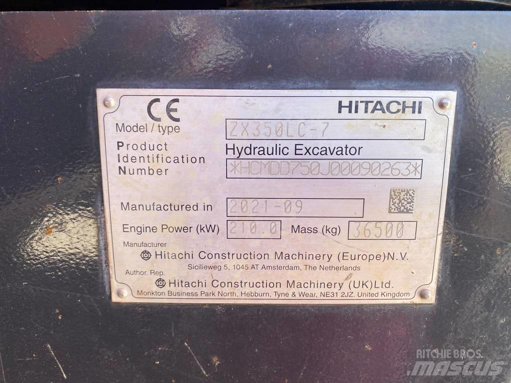 Hitachi ZX 350 LC-6 대형 굴삭기 29톤 이상