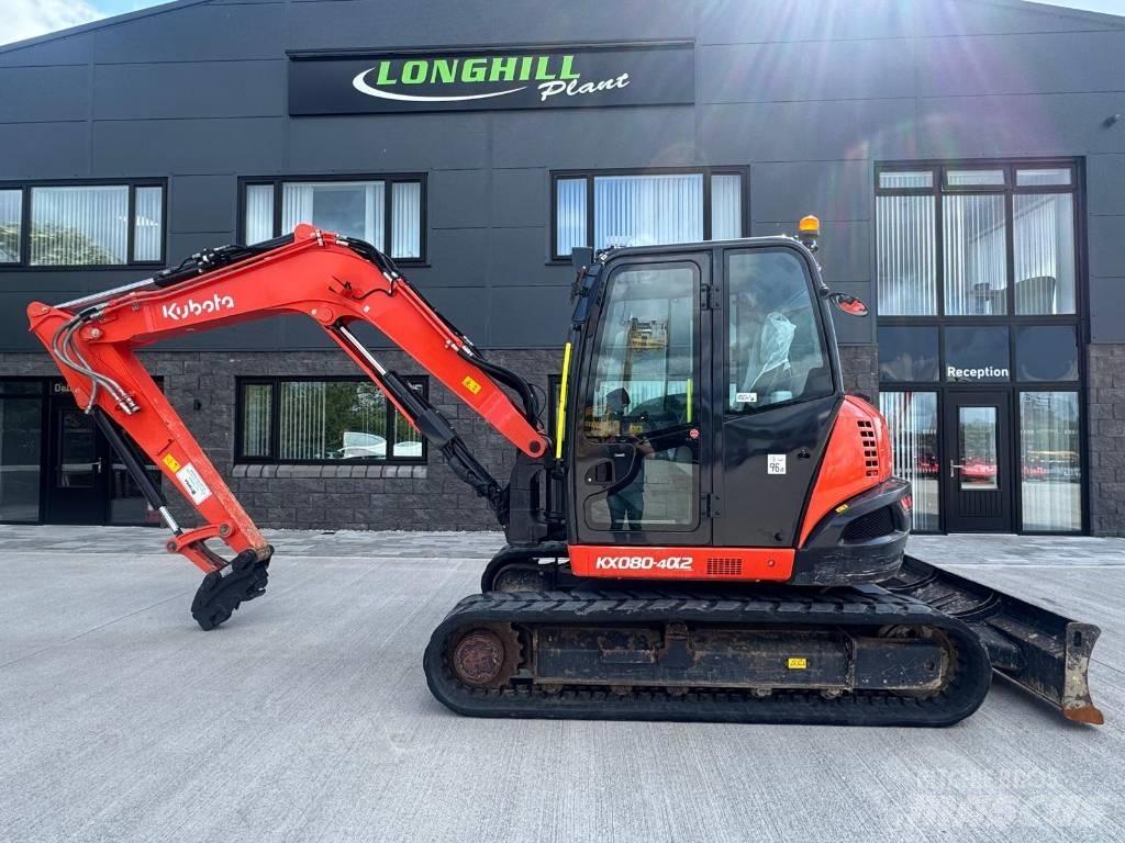 Kubota KX 080-4 중형굴삭기 7톤-28톤