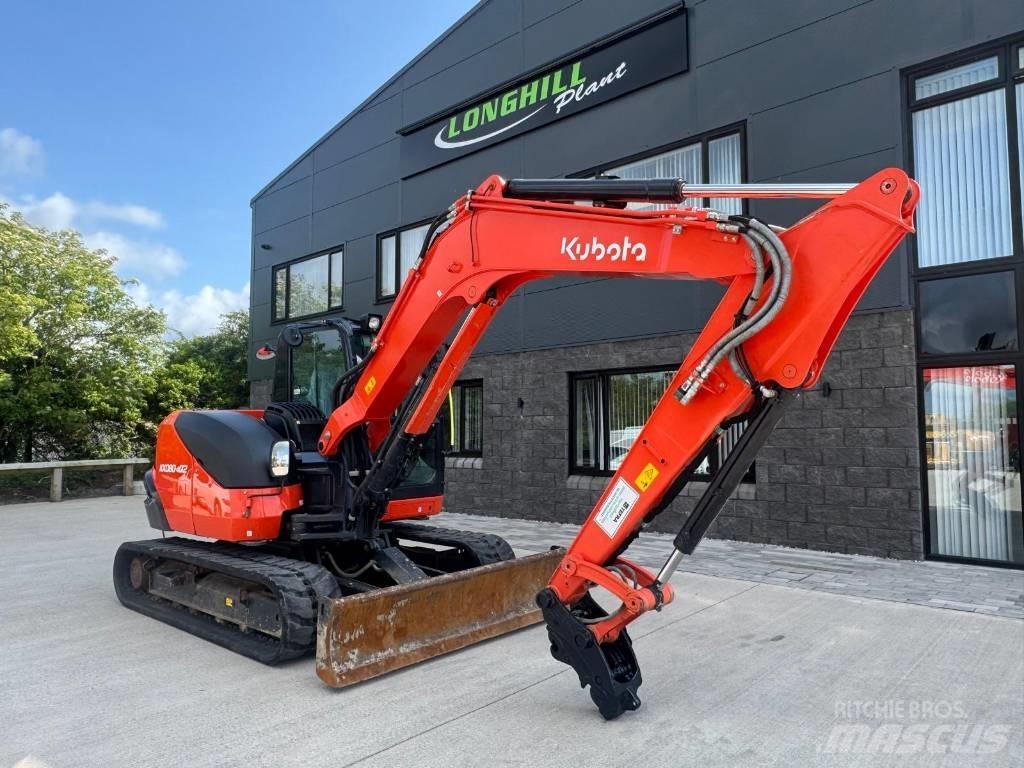 Kubota KX 080-4 중형굴삭기 7톤-28톤