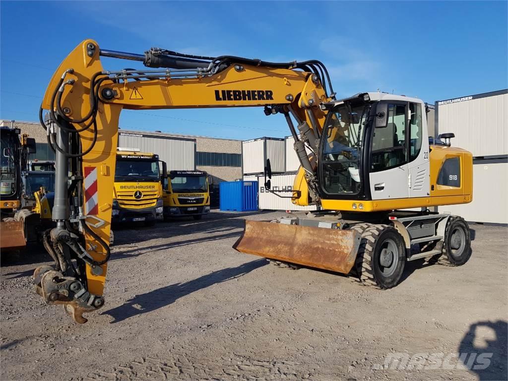 Liebherr A918  휠 굴삭기