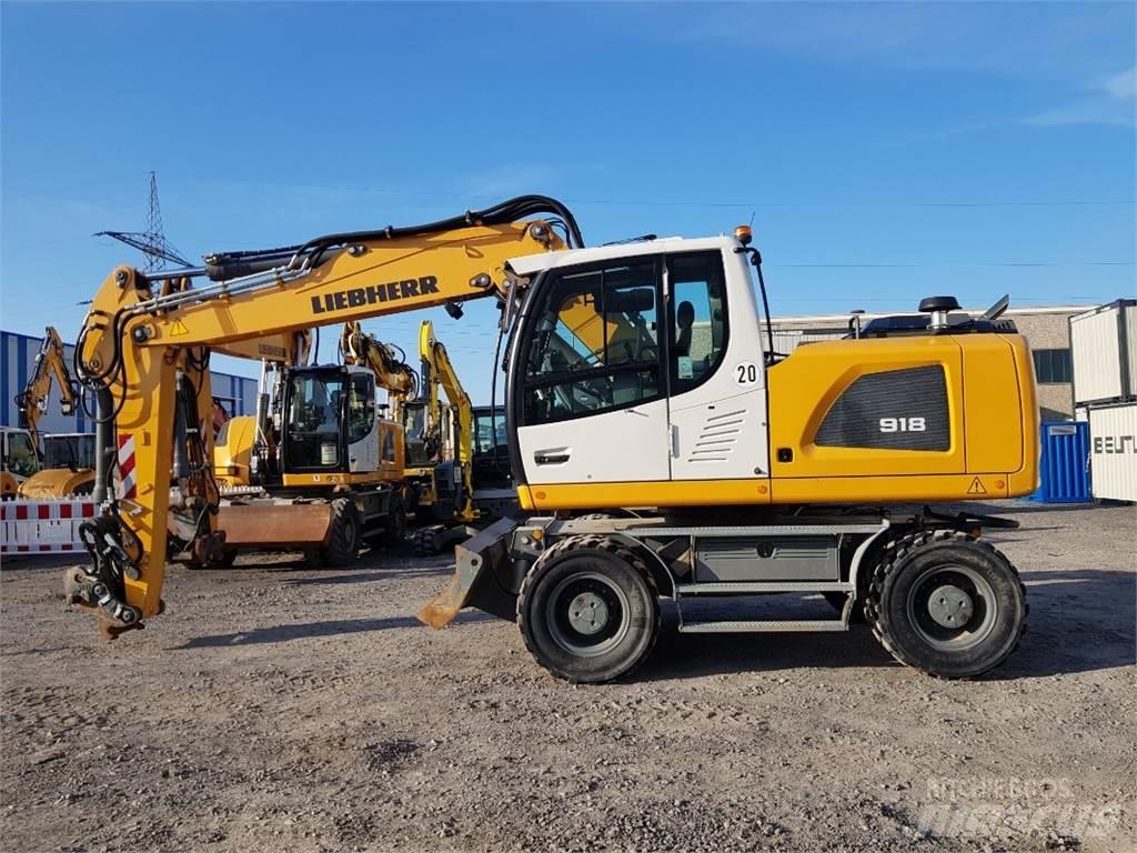 Liebherr A918  휠 굴삭기