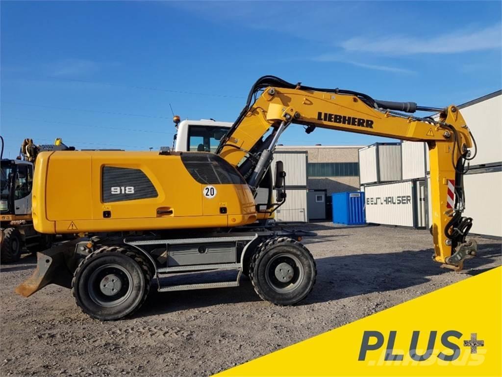 Liebherr A918  휠 굴삭기
