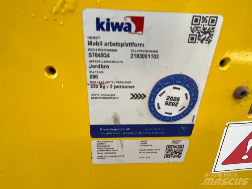 Saxlift GMG 930 ED, 가위형 리프트