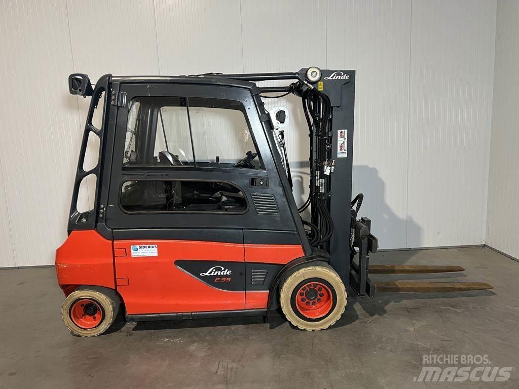 Linde E35L-01 전동 지게차