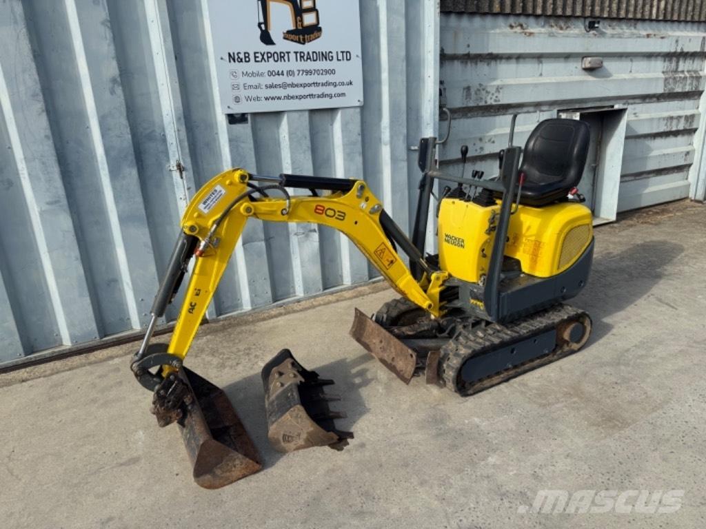Wacker Neuson 803 소형 굴삭기 7톤 미만