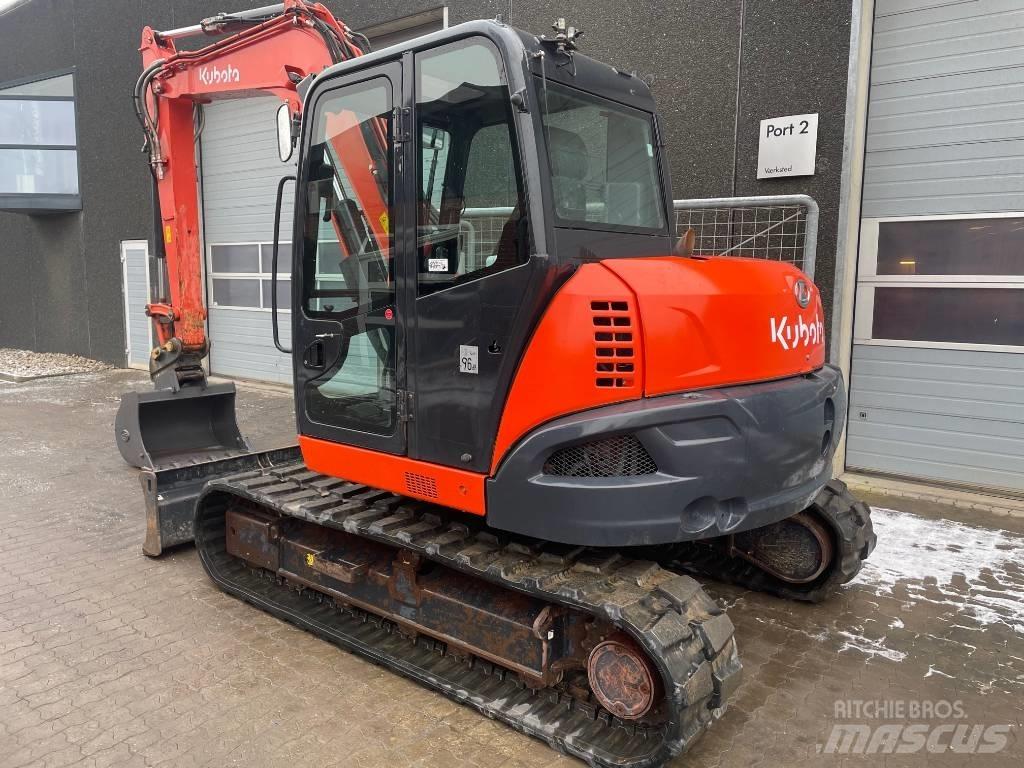 Kubota KX080-4a 중형굴삭기 7톤-28톤