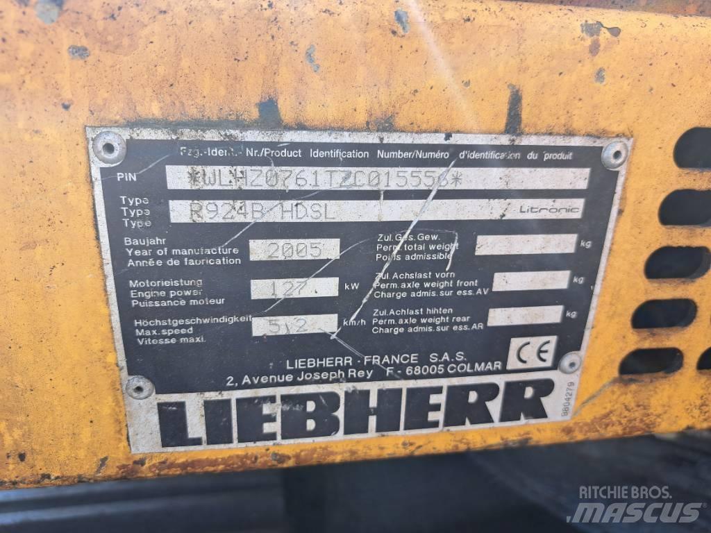 Liebherr R924B HDSL 대형 굴삭기 29톤 이상