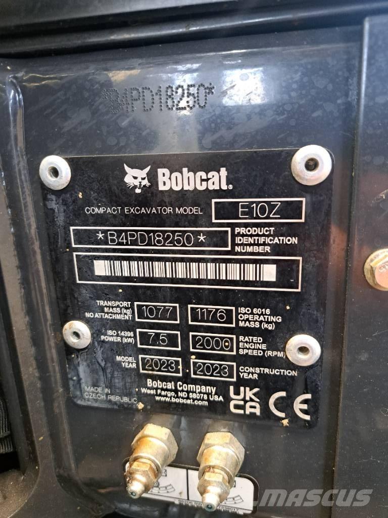 Bobcat E10Z 소형 굴삭기 7톤 미만