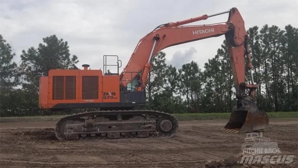 Hitachi ZX 670 대형 굴삭기 29톤 이상