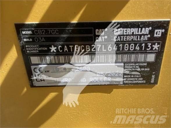 CAT CB2.7 GC 싱글 드럼 롤러