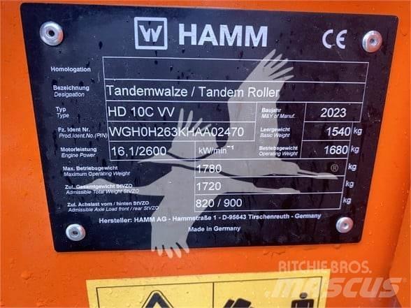 Hamm HD10CVV 싱글 드럼 롤러