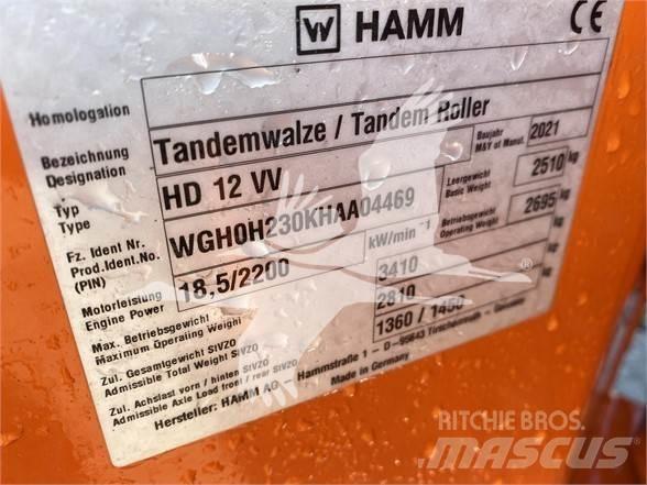 Hamm HD12VV 싱글 드럼 롤러