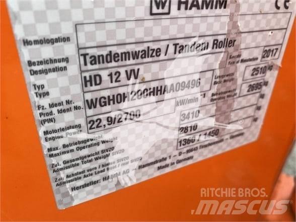 Hamm HD12VV 싱글 드럼 롤러