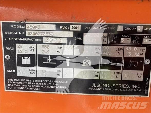 JLG 450AJ 관절형 전동이동 리프트