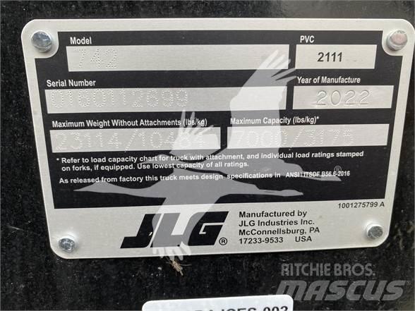 JLG 742 텔러 핸들러