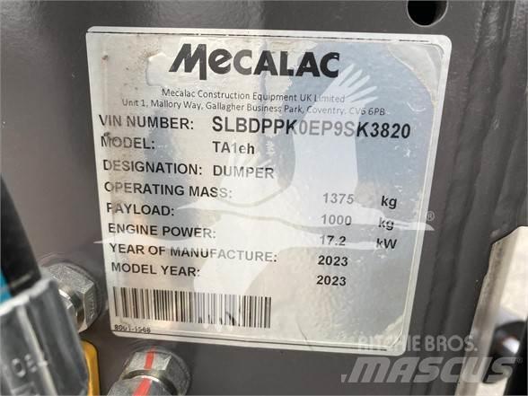 Mecalac TA1EH 건설현장 덤프트럭
